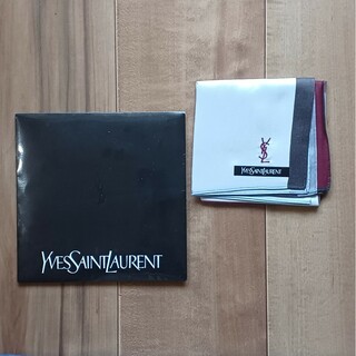 イヴサンローラン(Yves Saint Laurent)のイブサンローラン　ハンカチ　未使用保管品(ハンカチ)