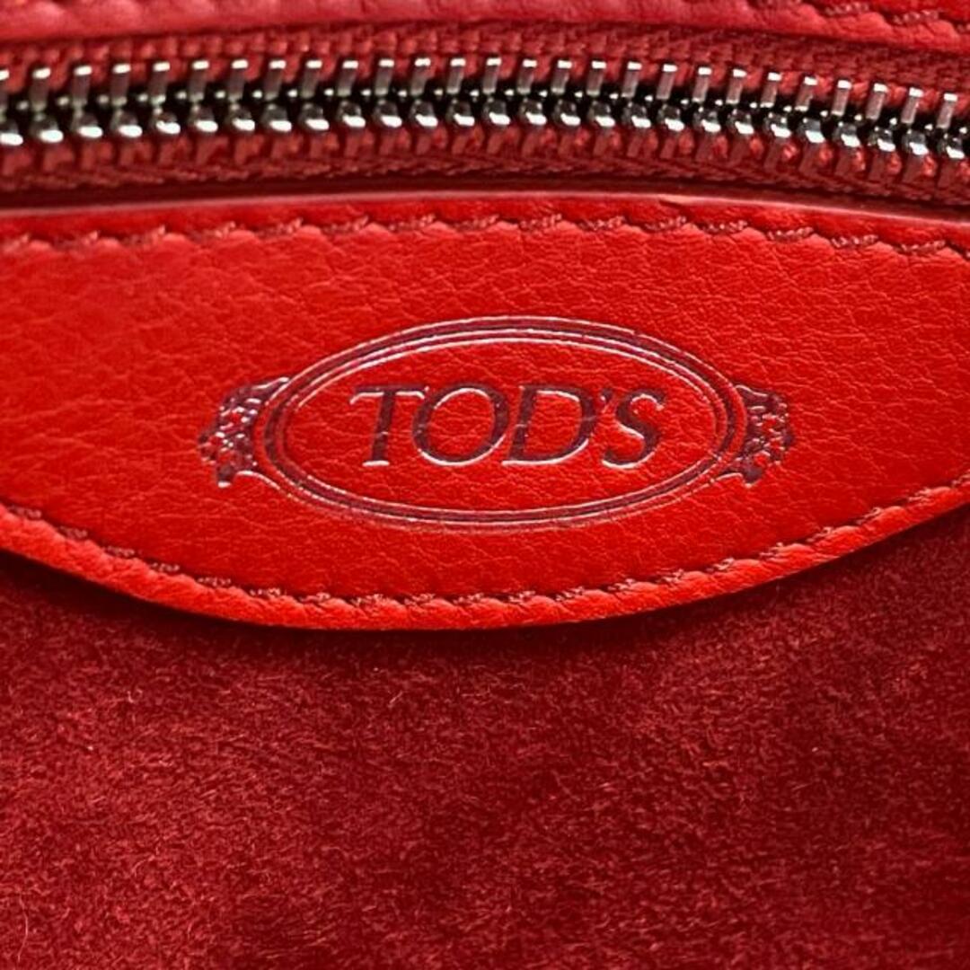 TOD'S(トッズ)のTOD'S(トッズ) ハンドバッグ美品  セラ レッド レザー レディースのバッグ(ハンドバッグ)の商品写真