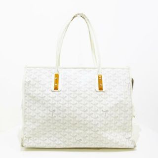 GOYARD(ゴヤール) ハンドバッグ レディース マルキーズ 白 コーティングキャンバス×レザー