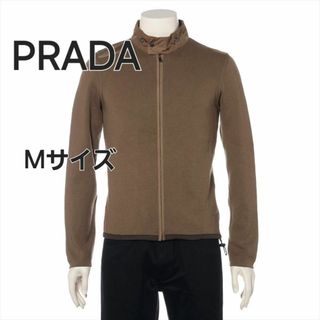 PRADA - PRADA プラダ ニットジャケット ジップアップ Mサイズ(46)