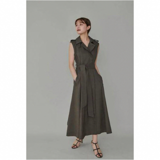 【美品/お勧め】L'or Sleeveless Coat Dress(ロングワンピース/マキシワンピース)