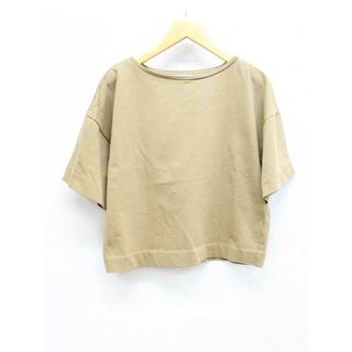 【夏物新入荷】■UNITED ARROWS/ユナイテッドアローズ■ワイドカットソー/半袖 マスタードイエロー レディース【中古】夏 814042