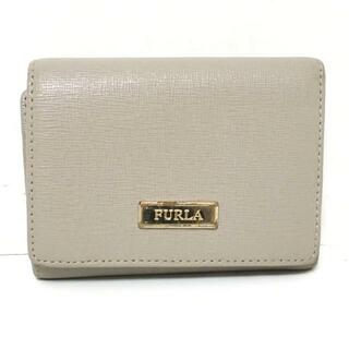 フルラ(Furla)のFURLA(フルラ) 3つ折り財布 クラシック グレーベージュ レザー(財布)