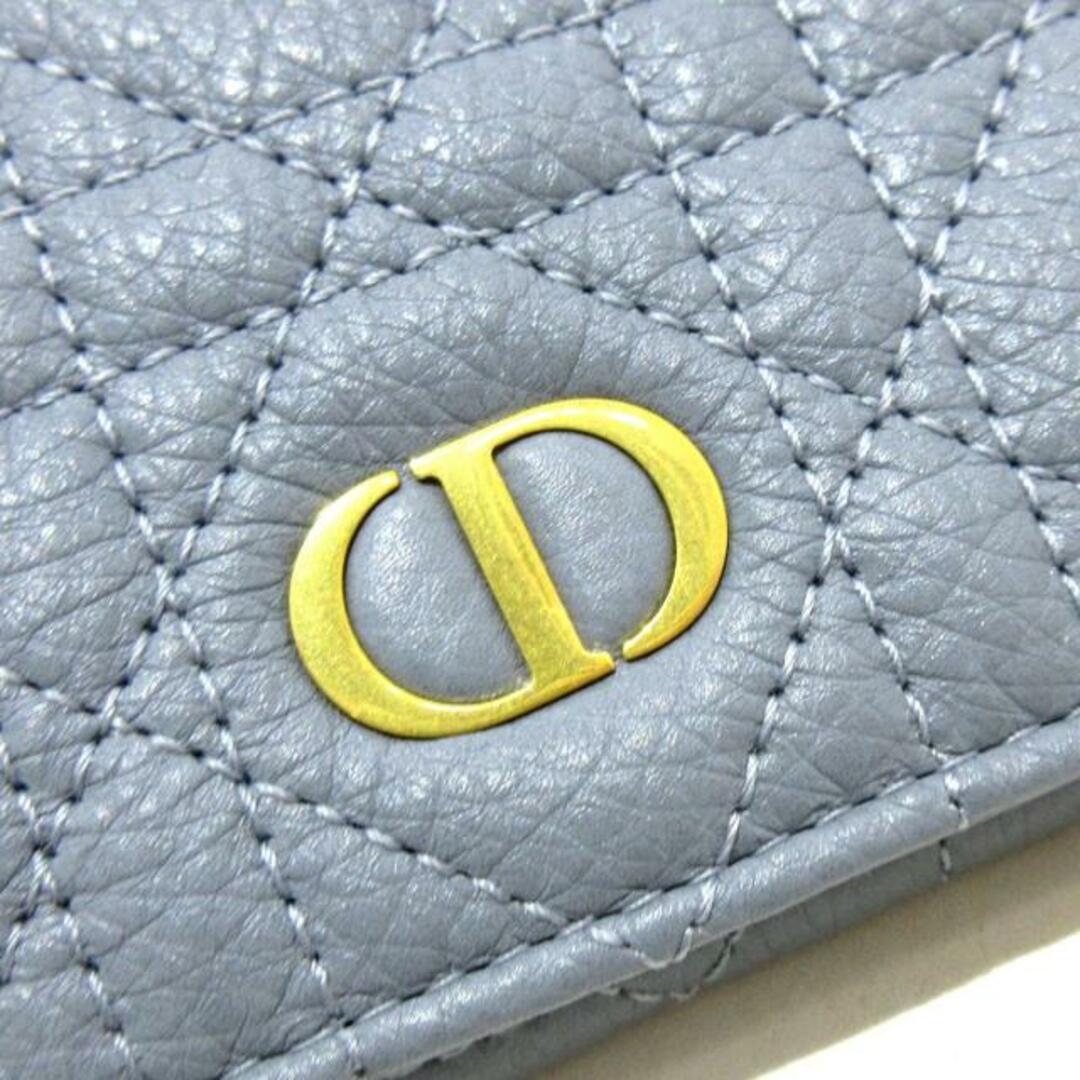 Christian Dior(クリスチャンディオール)のDIOR/ChristianDior(ディオール/クリスチャンディオール) コインケース美品  ディオールカロ ブルー レザー レディースのファッション小物(コインケース)の商品写真