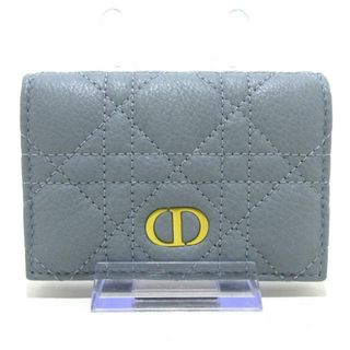 クリスチャンディオール(Christian Dior)のDIOR/ChristianDior(ディオール/クリスチャンディオール) コインケース美品  ディオールカロ ブルー レザー(コインケース)