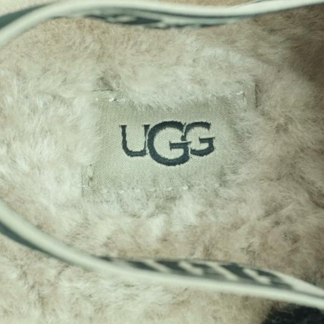 UGG(アグ)のUGG(アグ) サンダル JAPAN 24 レディース - 白×黒×グレー ムートン レディースの靴/シューズ(サンダル)の商品写真