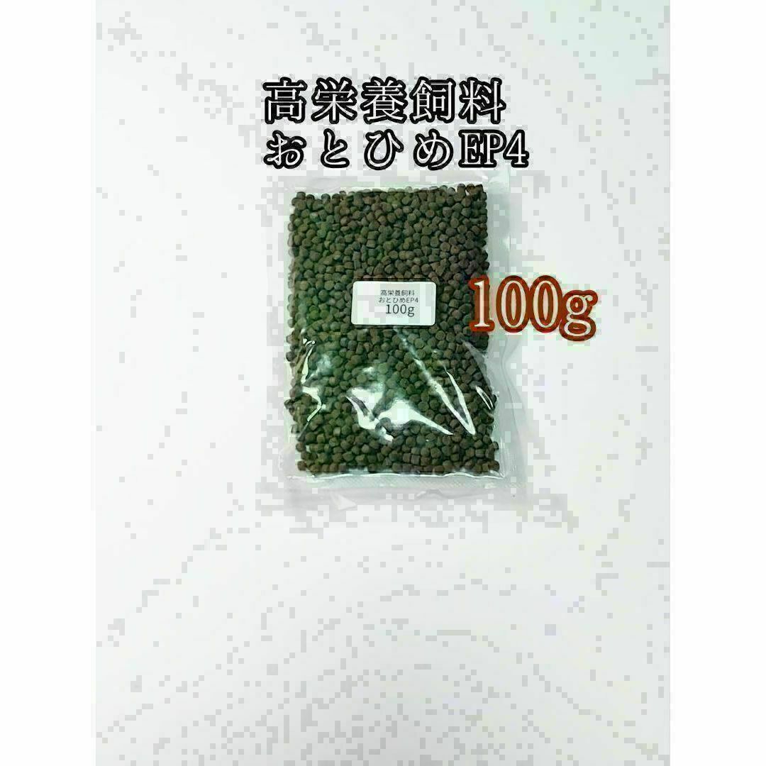 高栄養飼料 おとひめEP4 100g アクアリウム 金魚 熱帯魚 錦鯉 ザリガニ その他のペット用品(アクアリウム)の商品写真