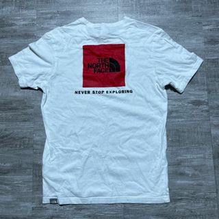 THE NORTH FACE - THE NORTH FACE ノースフェイス バックロゴ 半袖Tシャツ 白 S