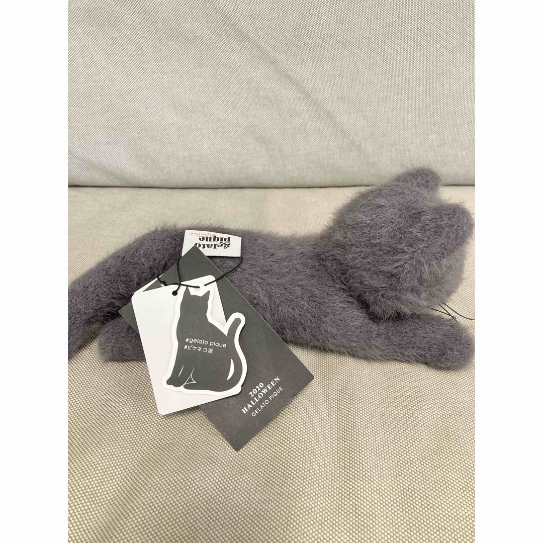 gelato pique(ジェラートピケ)のジェラートピケ　猫　ぬいぐるみ　黒猫　ハロウィン　限定 エンタメ/ホビーのおもちゃ/ぬいぐるみ(ぬいぐるみ)の商品写真