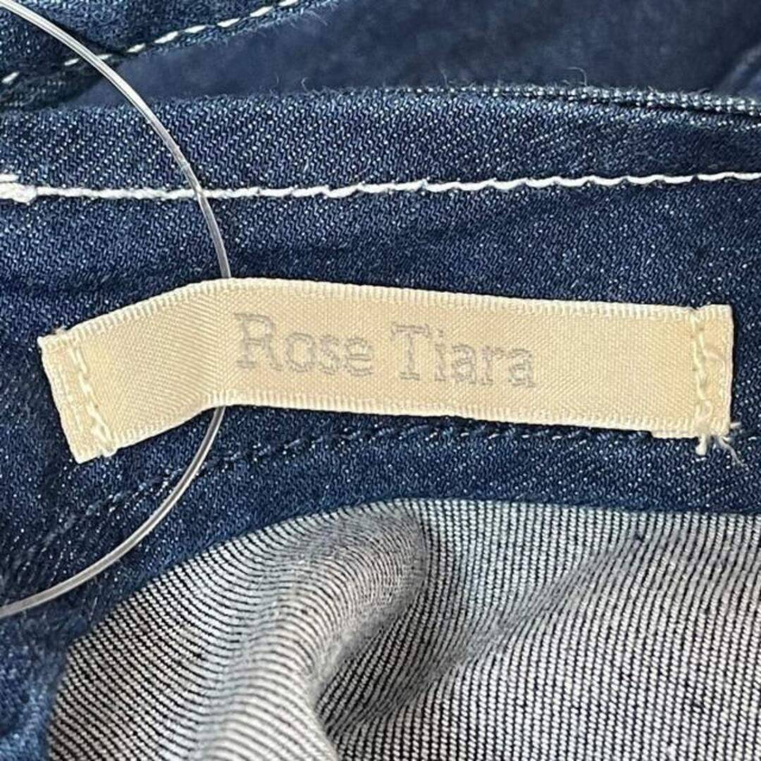 Rose Tiara(ローズティアラ)のRose Tiara(ローズティアラ) ワンピース サイズ38 M レディース - ネイビー 七分袖/マキシ丈 レディースのワンピース(その他)の商品写真