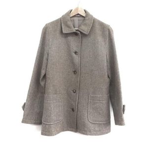 MARGARET HOWELL - MargaretHowell(マーガレットハウエル) コート レディース美品  - ライトブラウン×ダークグリーン×ダークブラウン 長袖/秋/冬