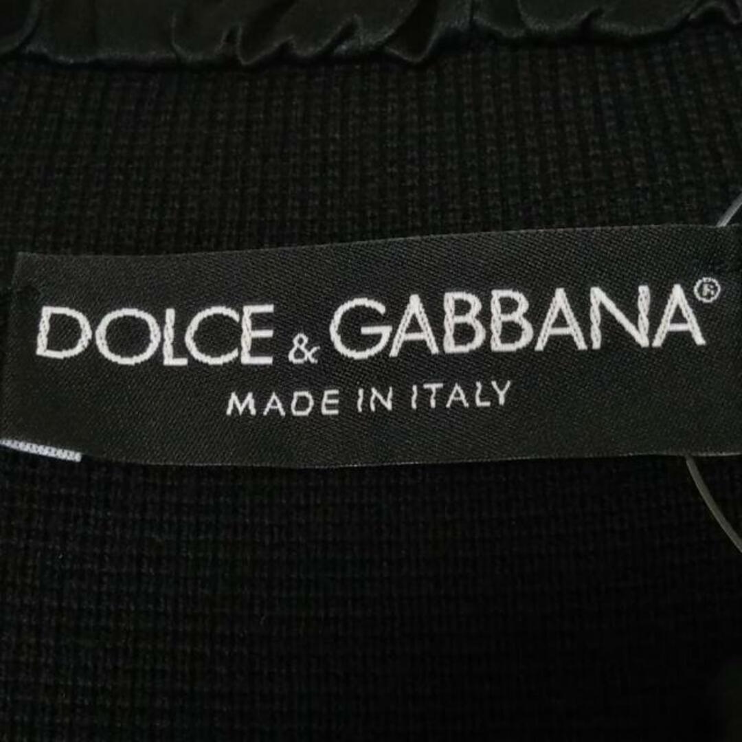 DOLCE&GABBANA(ドルチェアンドガッバーナ)のDOLCE&GABBANA(ドルチェアンドガッバーナ) カーディガン レディース美品  - 黒 長袖 レディースのトップス(カーディガン)の商品写真