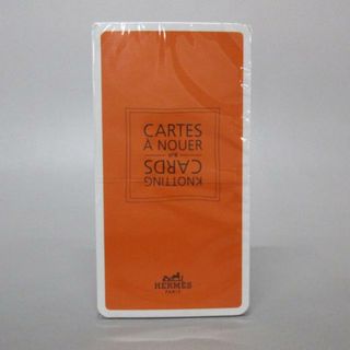 エルメス(Hermes)のHERMES(エルメス) 小物新品同様  - オレンジ×白×マルチ その他/CARTES A NOUER KNOTTING CARD/スカーフの結び方カード ペーパー(その他)