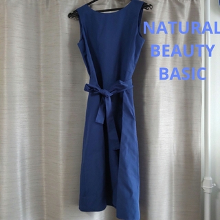 N.Natural beauty basic - レディース　ワンピース　ブルー　ナチュラルビューティーベーシック　S　青