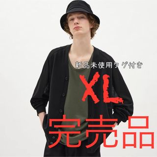 ユニクロ(UNIQLO)のGU×UNDERCOVER シアーコンビネーションニットカーディガン長袖(カーディガン)