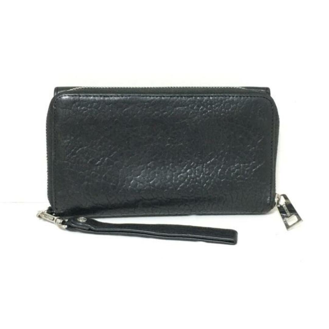 DIESEL(ディーゼル)のDIESEL(ディーゼル) 長財布 - 黒 型押し加工 レザー レディースのファッション小物(財布)の商品写真