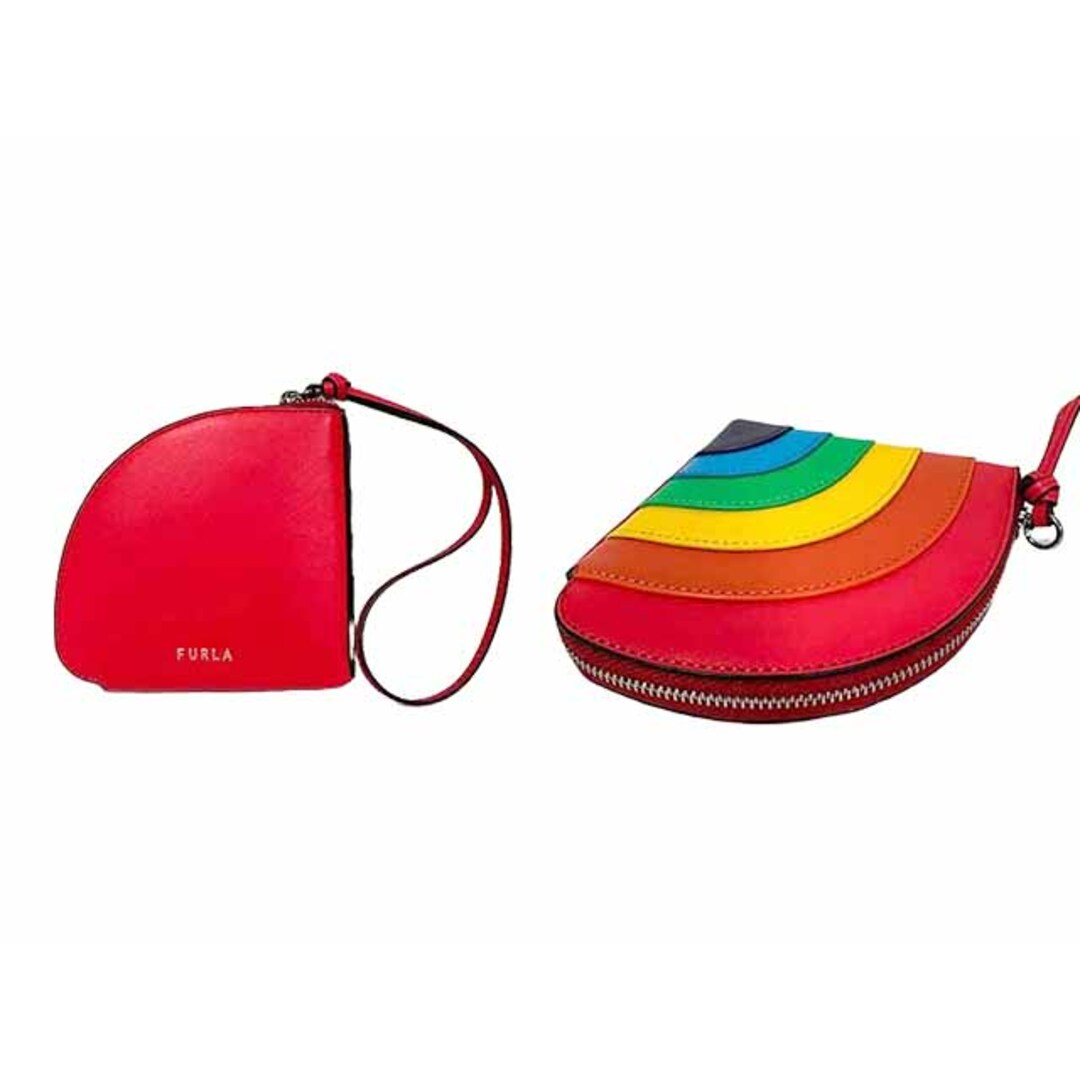 Furla(フルラ)の【新古品】【未使用】FURLA フルラ　小物  レディース FURLA RAINBOW M COIN CASE 小銭入れ レインボー 新古品 レディースのファッション小物(財布)の商品写真