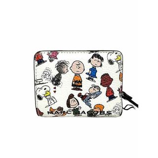 マークジェイコブス(MARC JACOBS)の【新古品】【未使用】マークジェイコブス MARC JACOBS PEANUTS ×MARC JACOBS スヌーピーコラボ 二つ折り財布 財布 レディース　ホワイト(財布)