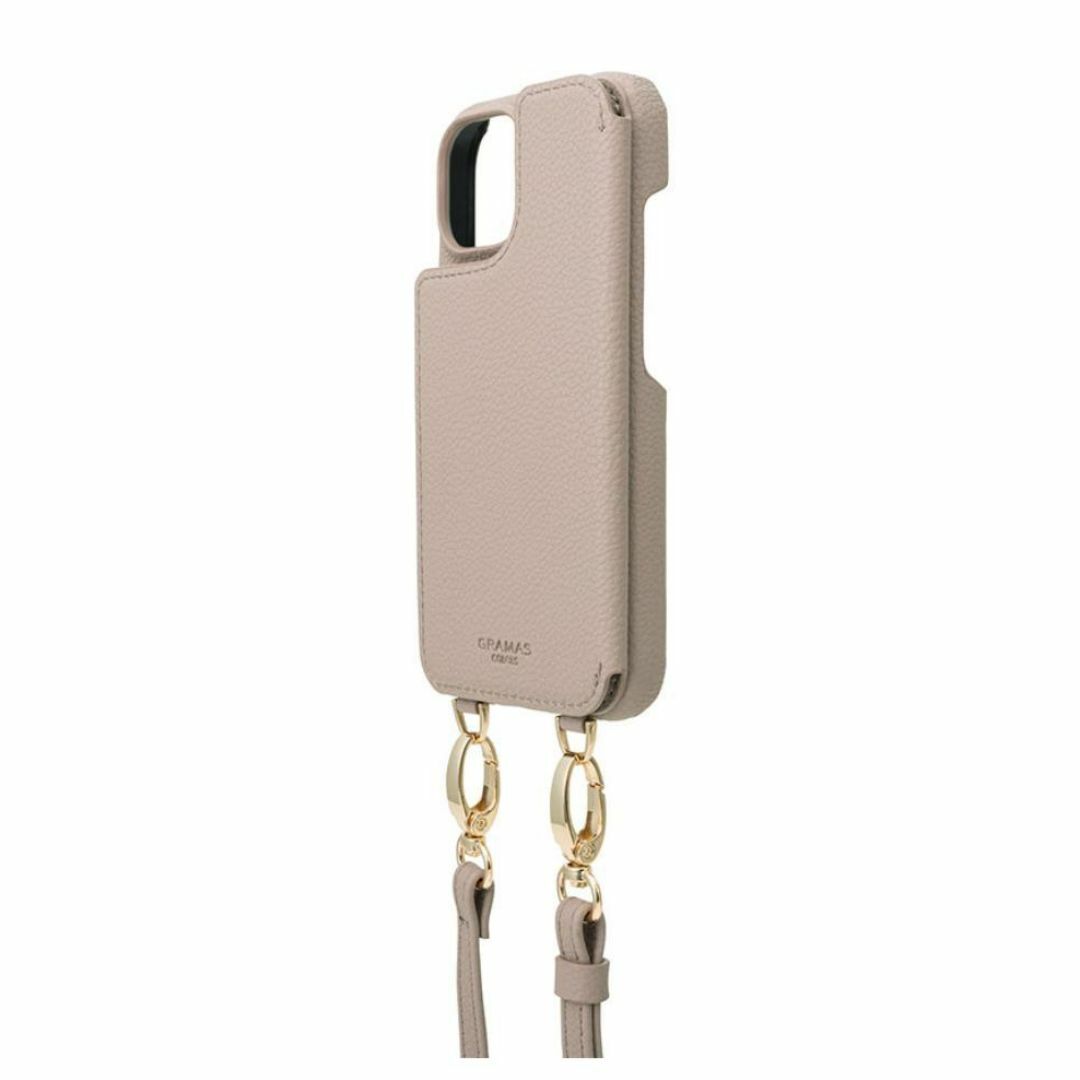 GRAMAS(グラマス)のPUレザー GRAMAS iPhone 15 ショルダー ローズ 8813 スマホ/家電/カメラのスマホアクセサリー(iPhoneケース)の商品写真