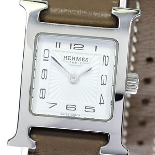 Hermes - エルメス HERMES HH1.110 Hウォッチ ミニ ドゥブルトゥール クォーツ レディース 良品 _811402