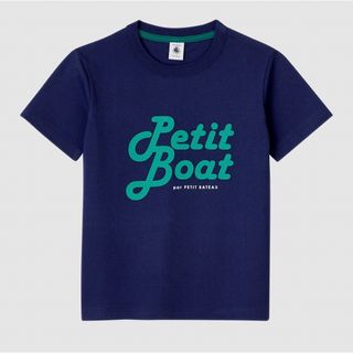 プチバトー(PETIT BATEAU)の新品　プチバトー　5ans Tシャツ　ロゴ(Tシャツ/カットソー)