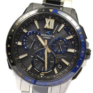 カシオ(CASIO)のカシオ CASIO OCW-G1200D-1AJF オシアナス GPS デイト ソーラー電波 メンズ 箱・保証書付き_813532(腕時計(アナログ))