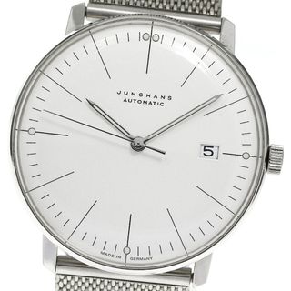 ユンハンス JUNGHANS 027.4002.44M マックスビル デイト 自動巻き メンズ 内箱・保証書付き_813068