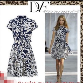 DVF コットン ワンピース