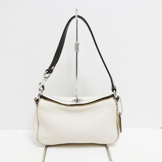 コーチ(COACH)のCOACH(コーチ) ショルダーバッグ - 8A37 アイボリー×ダークブラウン レザー(ショルダーバッグ)