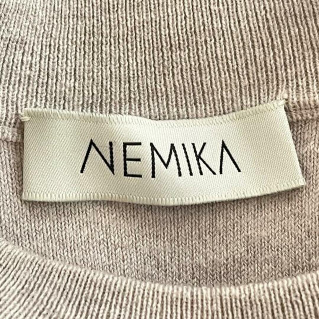 NEMIKA/NEMIKA by Leilian(ネミカ) トレーナー サイズ1 S レディース美品  - グレー 長袖/レース レディースのトップス(トレーナー/スウェット)の商品写真