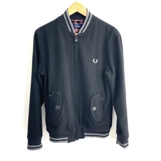 フレッドペリー(FRED PERRY)のFRED PERRY(フレッドペリー) ブルゾン サイズS メンズ - 黒 長袖/ジップアップ/春/秋(ブルゾン)