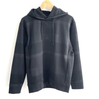 ブラックレーベルクレストブリッジ(BLACK LABEL CRESTBRIDGE)のBLACK LABEL CRESTBRIDGE(ブラックレーベルクレストブリッジ) パーカー サイズM メンズ - 黒×ダークグレー 長袖/チェック柄(パーカー)