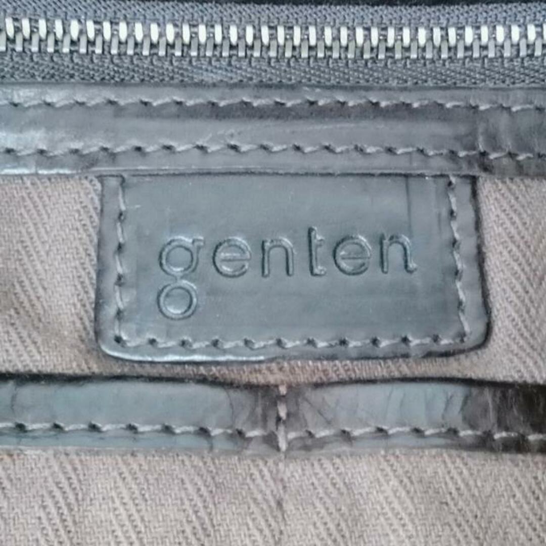 genten(ゲンテン)のgenten(ゲンテン) トートバッグ - ダークブラウン レザー レディースのバッグ(トートバッグ)の商品写真