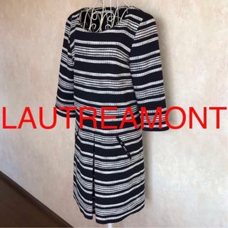 LAUTREAMONT - ★LAUTREAMONT/ロートレアモン★極美品★七分袖ワンピース38.M.9号