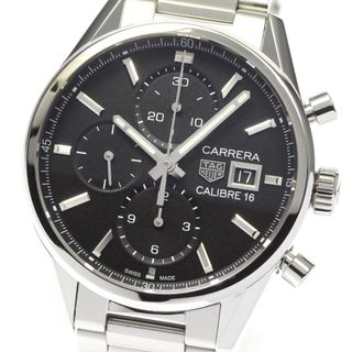 タグホイヤー(TAG Heuer)のタグホイヤー TAG HEUER CBK2110.BA0715 カレラ キャリバー16 クロノグラフ デイト 自動巻き メンズ 美品 箱・保証書付き_812141(腕時計(アナログ))