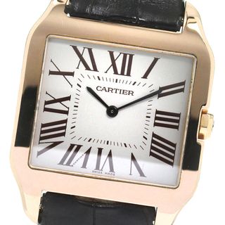 カルティエ(Cartier)のカルティエ CARTIER W2006951 サントスデュモン LM K18PG 手巻き メンズ _804341(腕時計(アナログ))