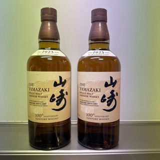 サントリー(サントリー)の山崎 700ml 2本 100th 新品 未開栓 箱無し 送料無料 サントリー(ウイスキー)