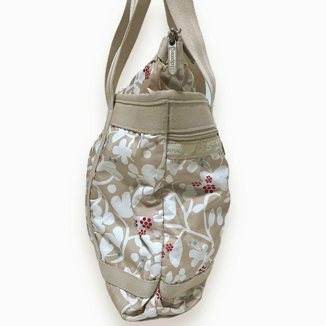 LeSportsac(レスポートサック)のレスポートサック トートバッグ ハンドバッグ 肩掛け 花柄 アイボリー 517 レディースのバッグ(トートバッグ)の商品写真