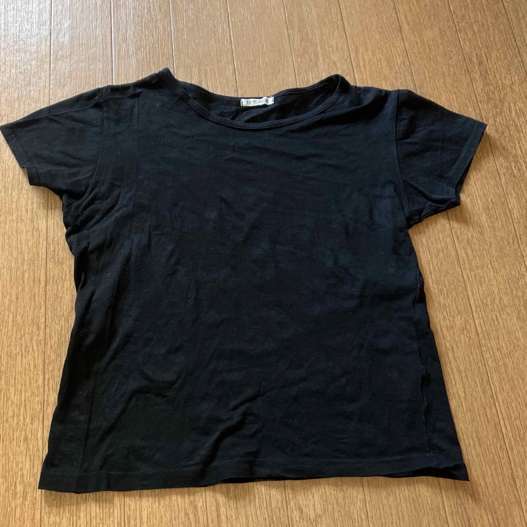 黒Ｔシャツ レディースのトップス(Tシャツ(半袖/袖なし))の商品写真