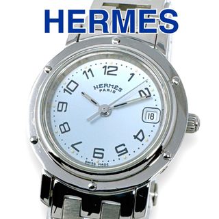 エルメス(Hermes)のエルメス クリッパー CL4.210 Dバックル ホワイト レディース 時計(腕時計)