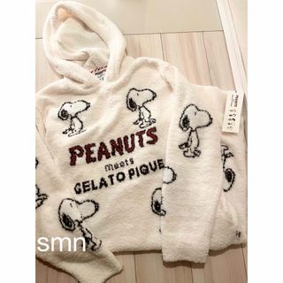 gelato pique SNOOPYパウダー総柄JQDワンピースIVR 新品