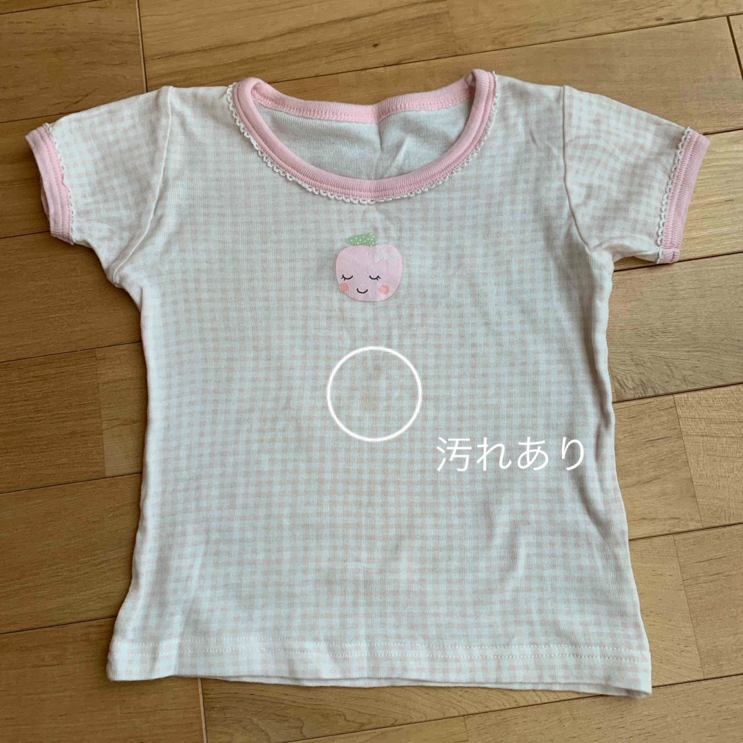 90 肌着　インナー キッズ/ベビー/マタニティのキッズ服女の子用(90cm~)(Tシャツ/カットソー)の商品写真