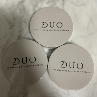 DUO - 新品未開封　ミニ DUO デュオ ザクレンジングバームブラックリペア20g 3個