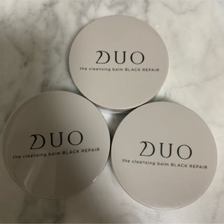 デュオ(DUO)の新品未開封　ミニ DUO デュオ ザクレンジングバームブラックリペア20g 3個(クレンジング/メイク落とし)