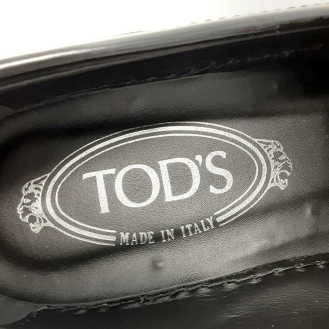 TOD'S(トッズ)のTOD'S(トッズ) ローファー 35 1/2 レディース - 黒×白 レザー レディースの靴/シューズ(ローファー/革靴)の商品写真