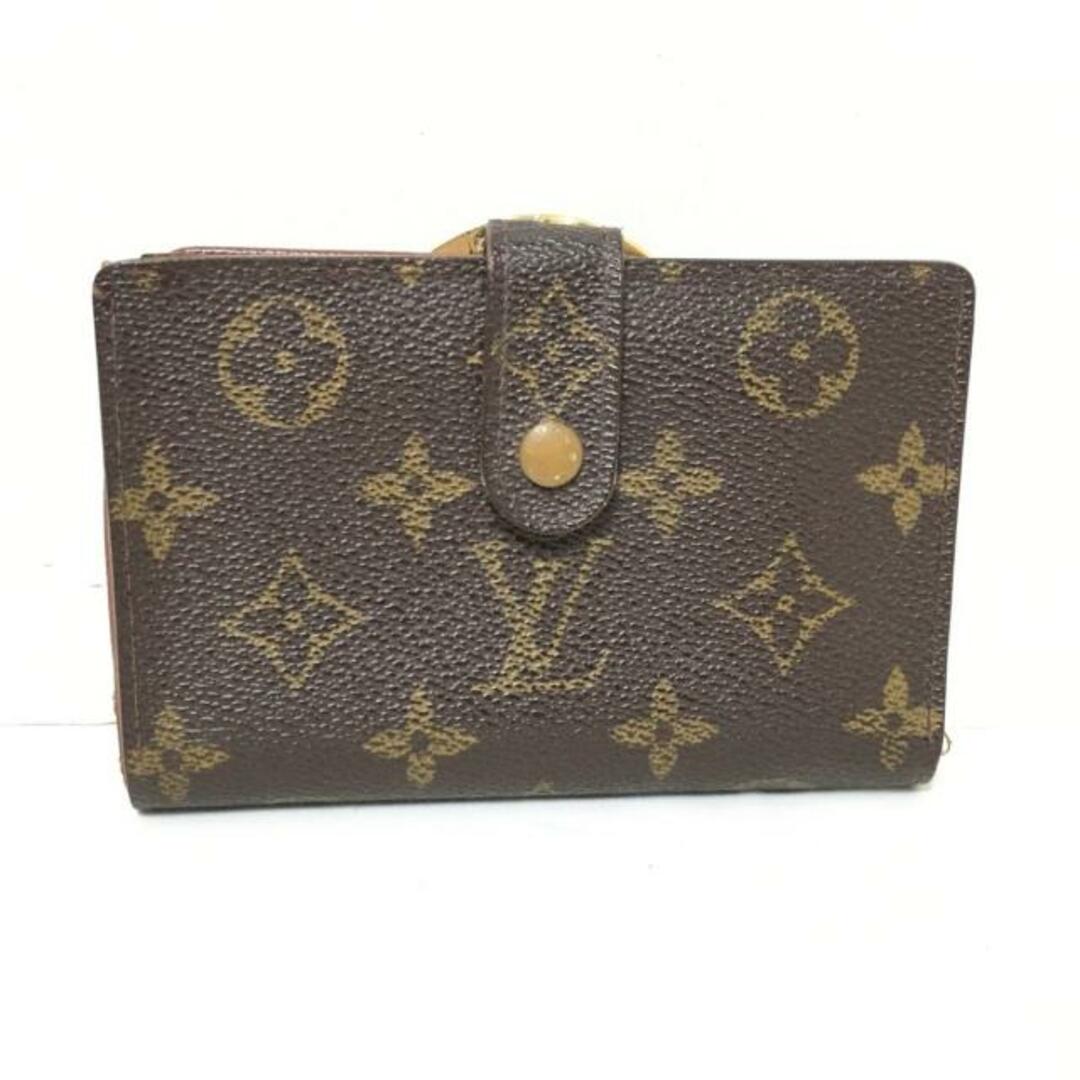 LOUIS VUITTON(ルイヴィトン)のLOUIS VUITTON(ルイヴィトン) 2つ折り財布 モノグラム ポルトモネビエヴィエノワ M61663 - がま口 モノグラム・キャンバス ×クロスグレインレザー レディースのファッション小物(財布)の商品写真