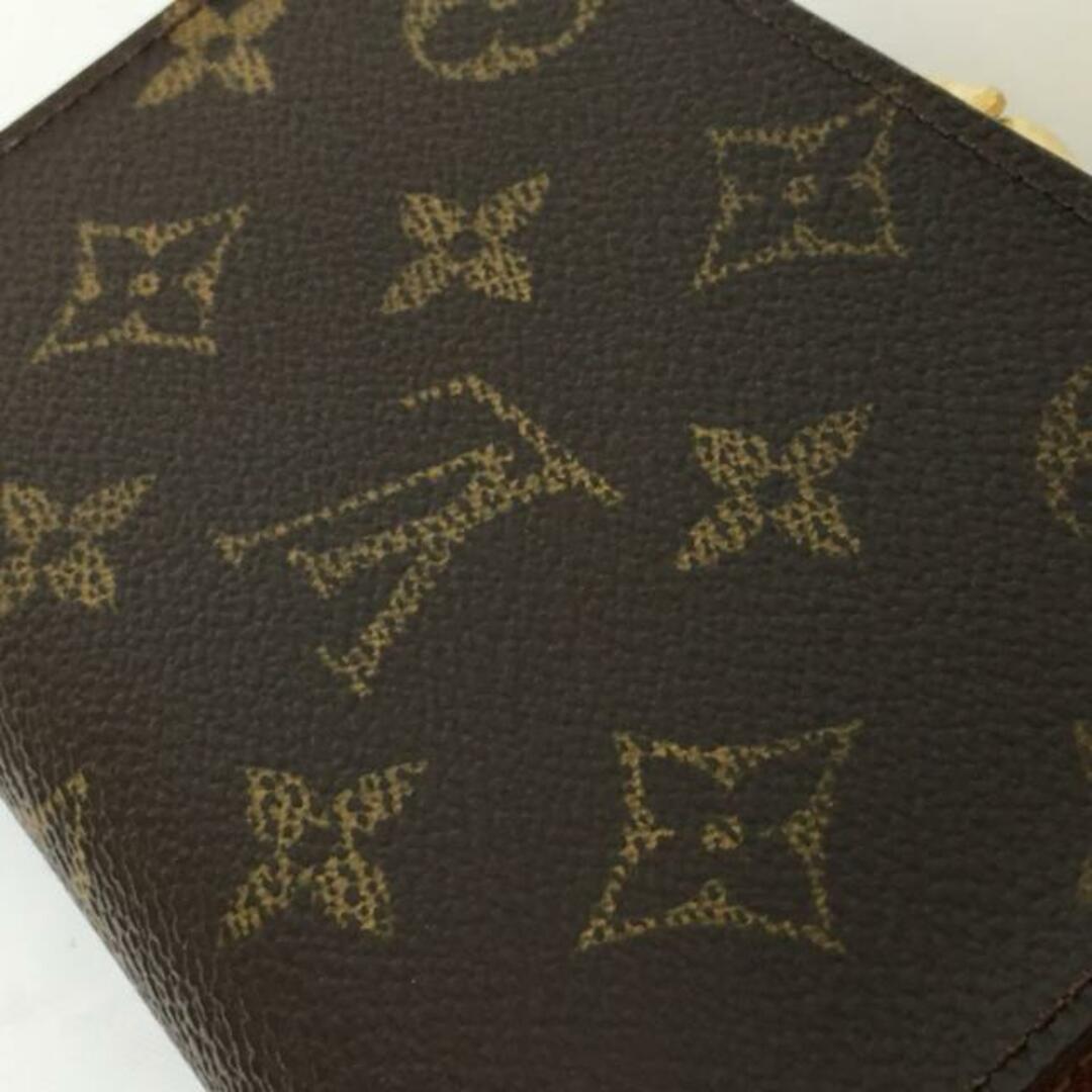 LOUIS VUITTON(ルイヴィトン)のLOUIS VUITTON(ルイヴィトン) 2つ折り財布 モノグラム ポルトモネビエヴィエノワ M61663 - がま口 モノグラム・キャンバス ×クロスグレインレザー レディースのファッション小物(財布)の商品写真