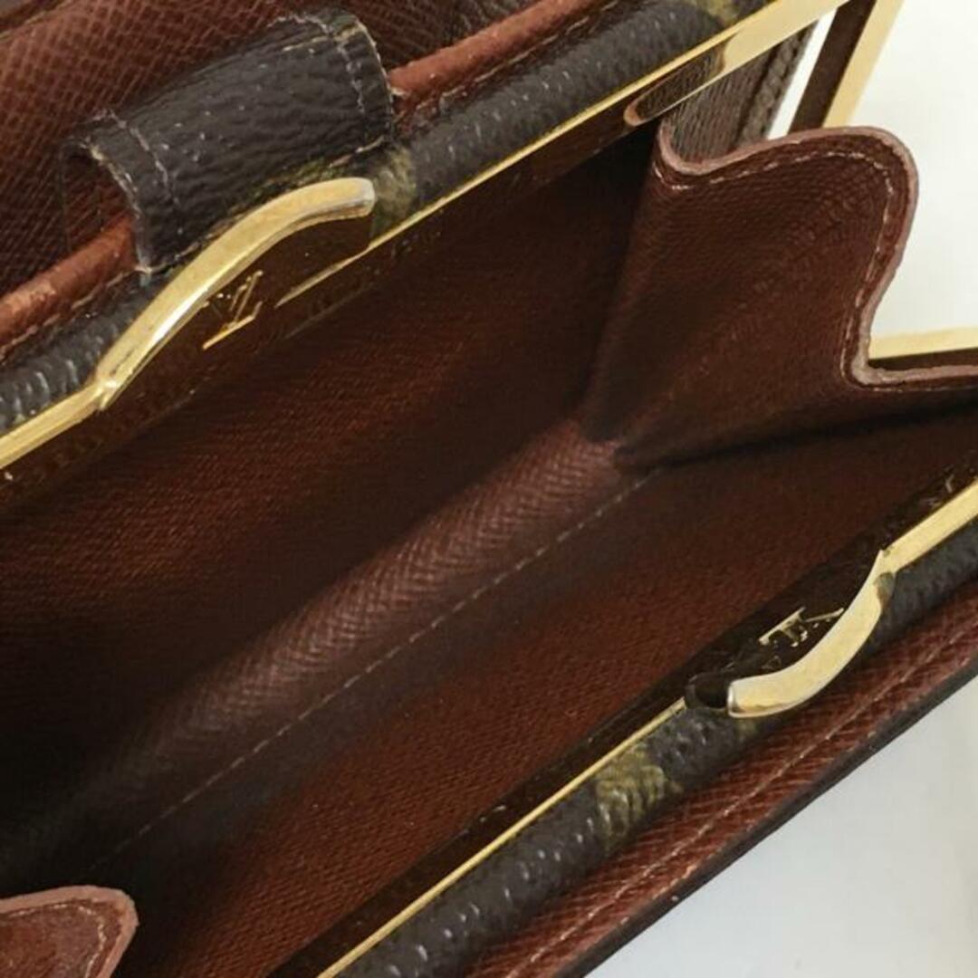 LOUIS VUITTON(ルイヴィトン)のLOUIS VUITTON(ルイヴィトン) 2つ折り財布 モノグラム ポルトモネビエヴィエノワ M61663 - がま口 モノグラム・キャンバス ×クロスグレインレザー レディースのファッション小物(財布)の商品写真