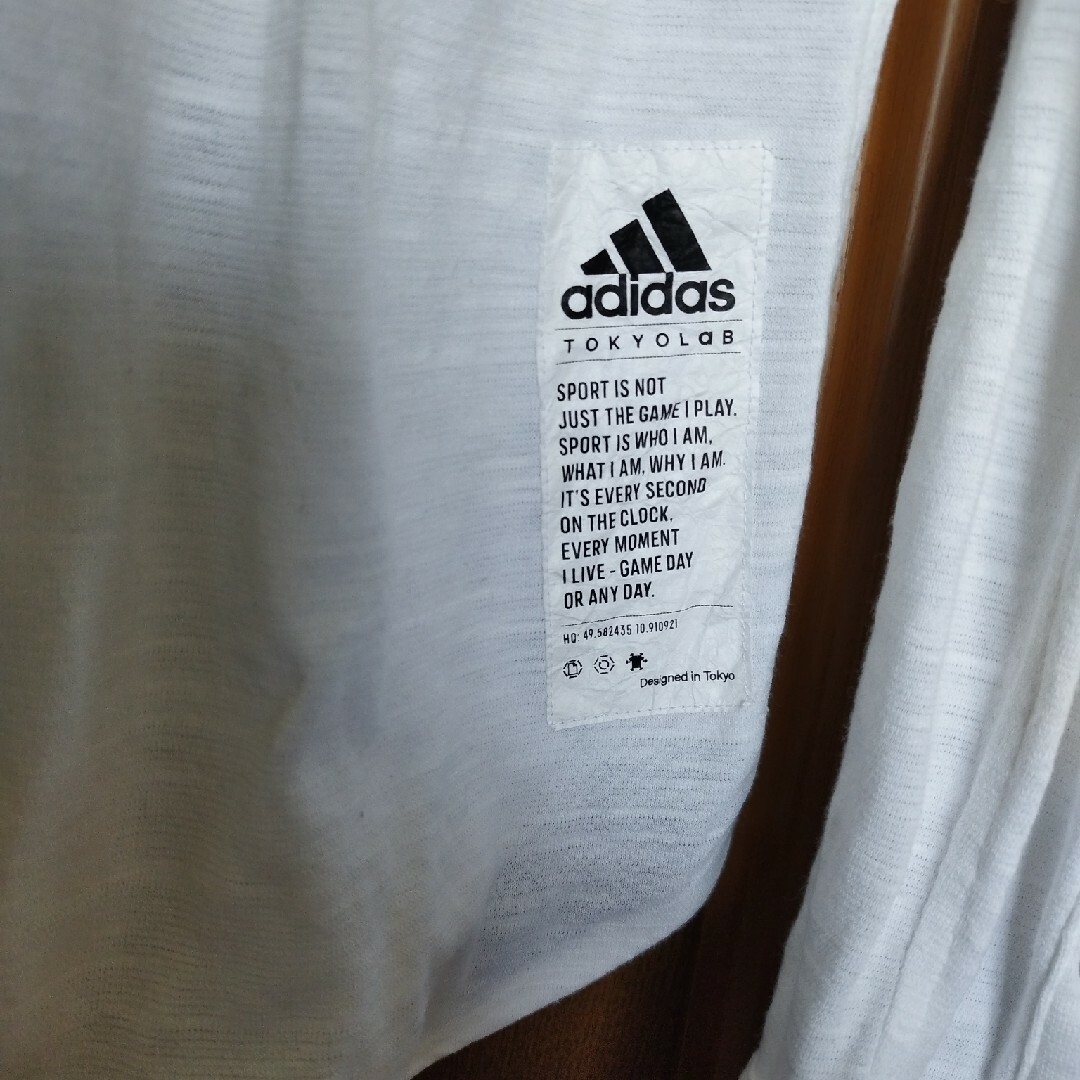 adidas(アディダス)のadidas 長袖ワイシャツLサイズ メンズのトップス(シャツ)の商品写真