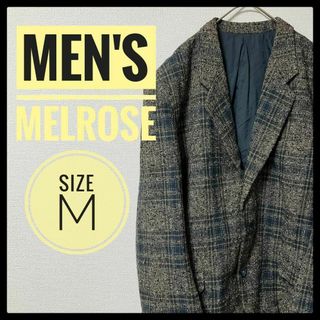 MEN'S MELROSE - 【日本製】MEN'S MELROSE テーラードジャケット M 3ボタン 総柄